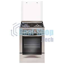 Плита газовая Gefest ПГ6100-03 0004 серебристый, конфорок 4 шт, духовка 52 л, 60 см x 85 см x 60 см