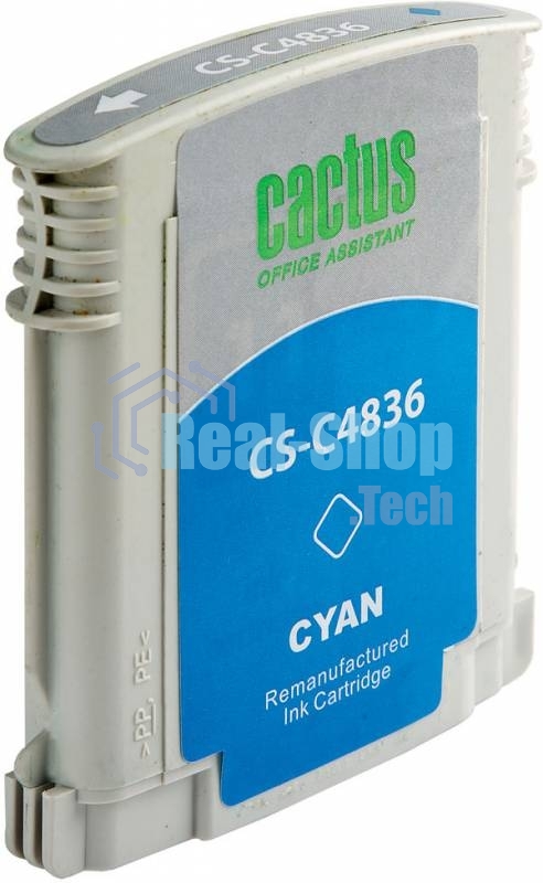 Картридж струйный Cactus CS-C4836 голубой (29 мл) для №11 HP 2000/2500/1000/1100/1200