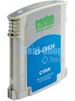 Картридж струйный Cactus CS-C4836 голубой (29 мл) для №11 HP 2000/2500/1000/1100/1200