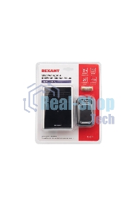 Звонок дверной беспроводной Rexant c цифровым кодированием, влагозащищенной кнопкой IP44 и регулировкой громкости RX-30