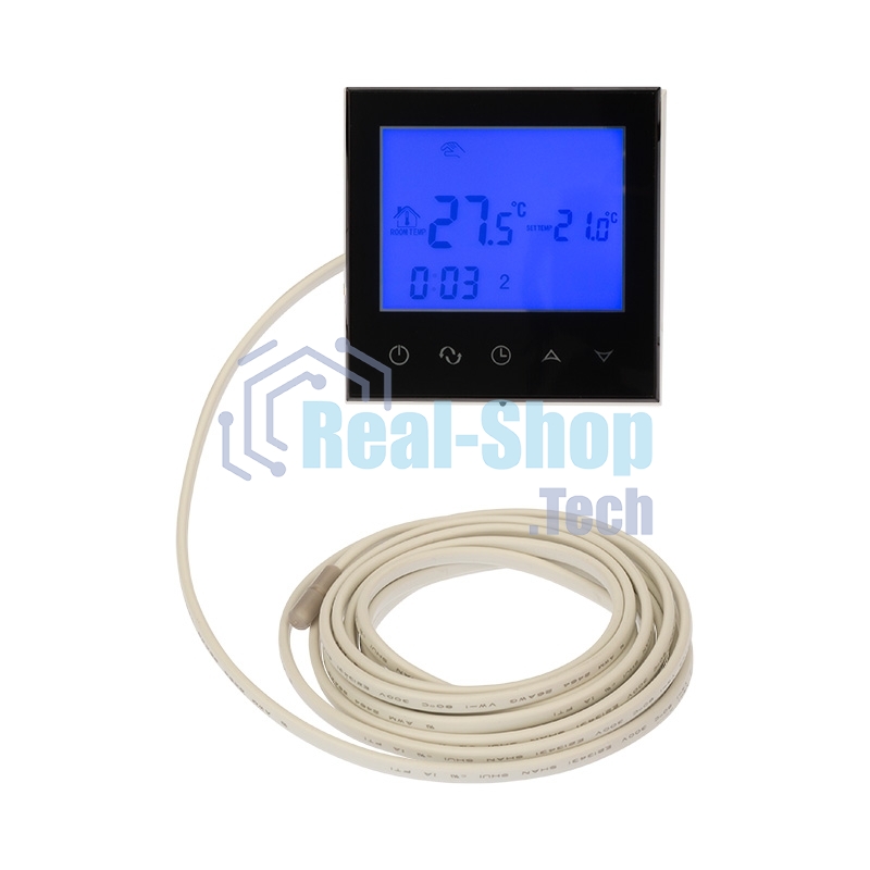 Терморегулятор с сенсорными кнопками Rexant R150 Wi-Fi черный