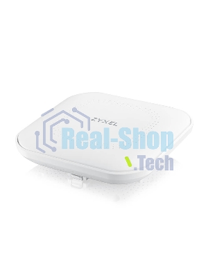 Точка доступа Zyxel NebulaFlex NWA50AX PRO, WiFi 6, 802.11a/b/g/n/ac/ax (2,4 и 5 ГГц), MU-MIMO, антенны 3x3, до 575+2400 Мбит/с, 1xLAN 2.5GE, PoE, без поддержки Captive portal и WPA-Enterprise, защита от 4G/5G, БП в комплекте