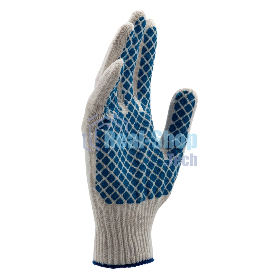 Перчатки трикотажные, ПВХ-покрытие 