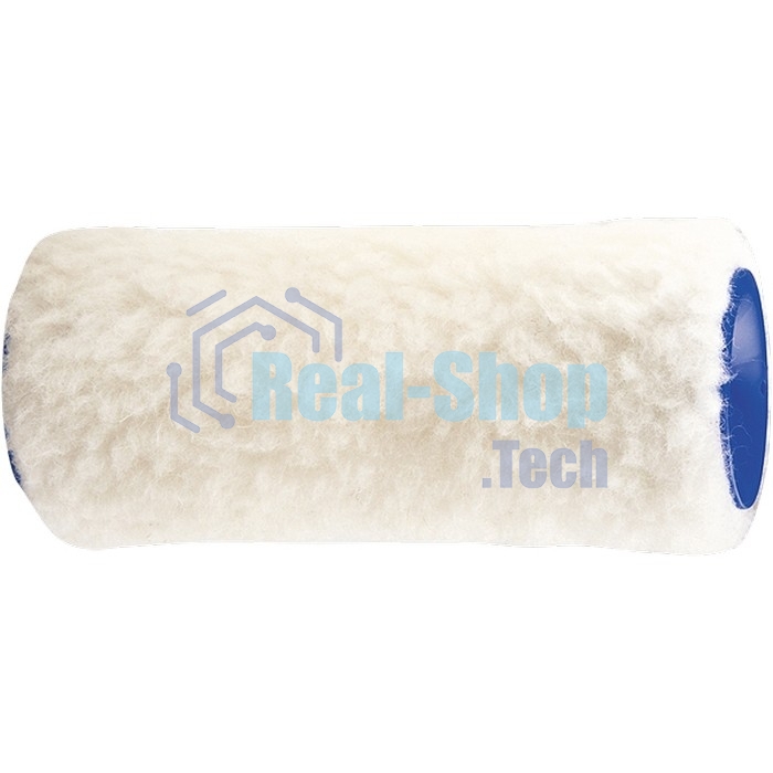 Валик Сибртех сменный с натуральным мехом, 200 мм, ворс 12 мм, D 48 мм, D ручки 6 мм