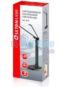 Светильник ULTRAFLASH (15728) UF-404 C02 черный (Свет-к напольный, торшер, цоколь Е27)