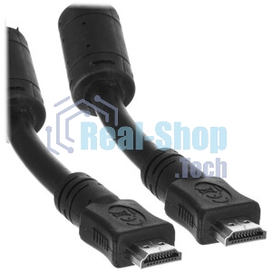 Кабель Cablexpert HDMI CC-HDMI4-15M, 19M/19M, v2.0, медь, позол.разъемы, экран, 15м, черный, пакет