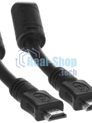 Кабель Cablexpert HDMI CC-HDMI4-15M, 19M/19M, v2.0, медь, позол.разъемы, экран, 15м, черный, пакет
