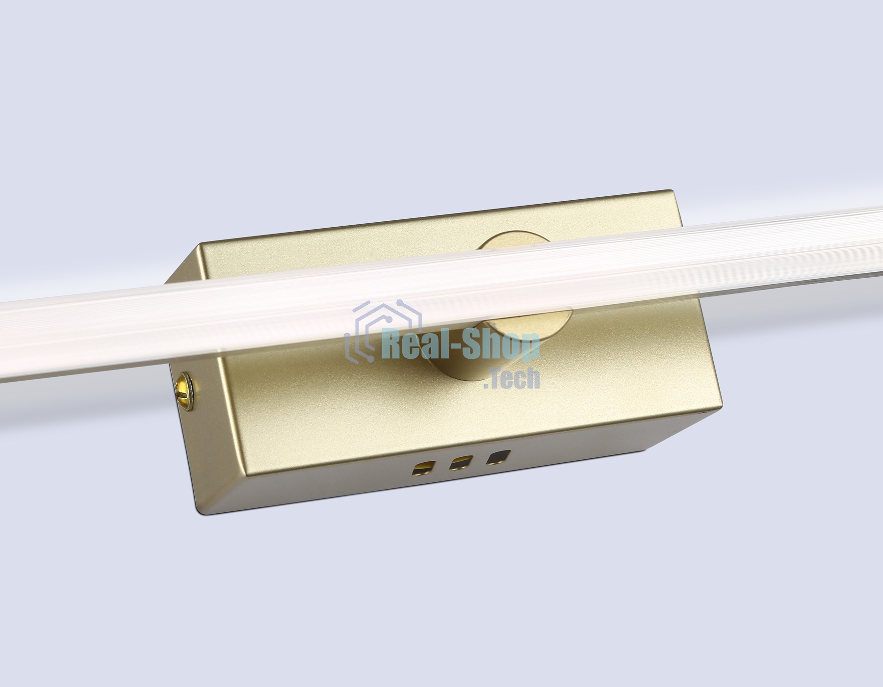 Настенный светодиодный светильник Ambrella light FL6114 GD золото 9W 3000K-6400K 410*45*80