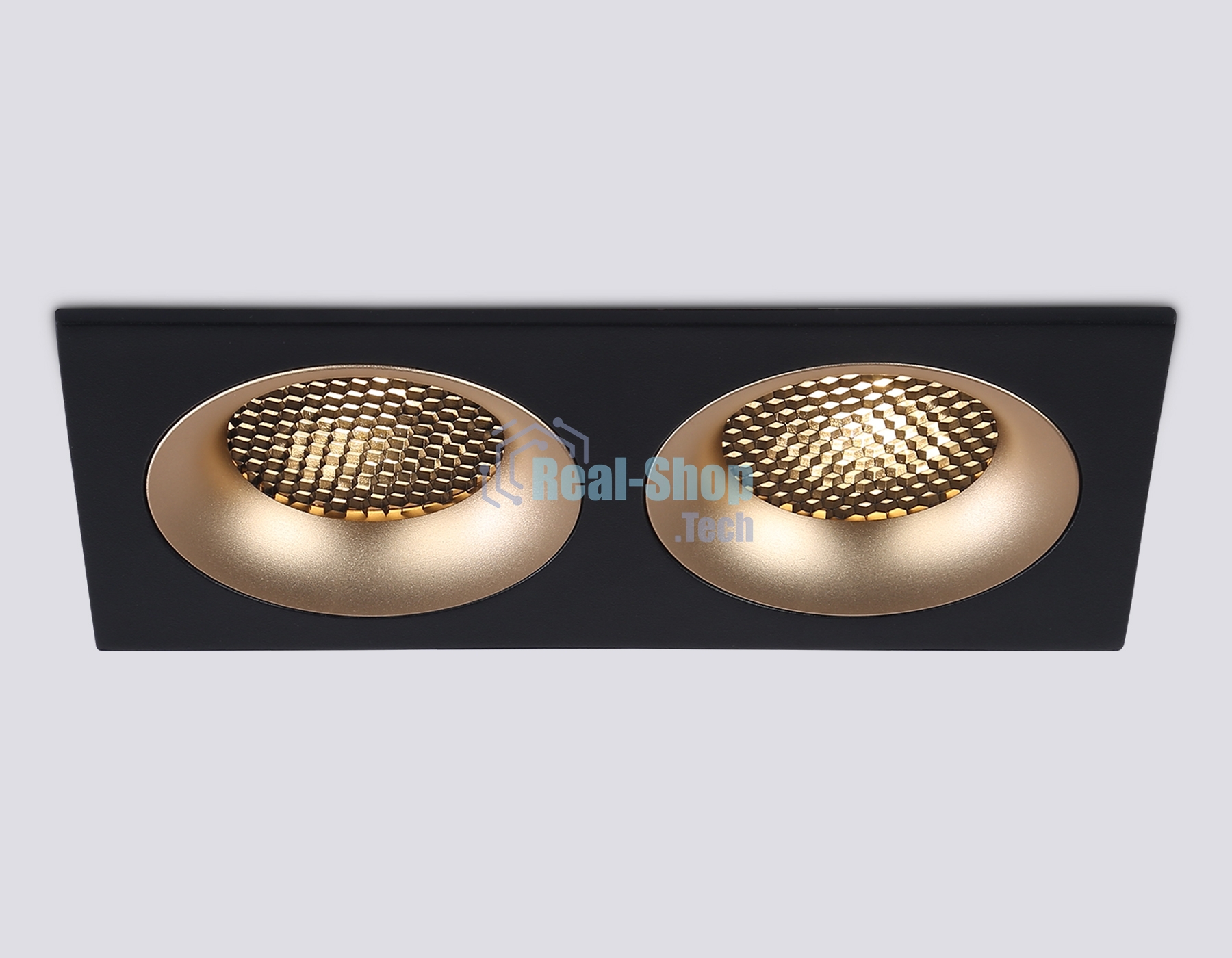 Светильник Ambrella light TN102735/2 BK/GD черный/золото GU5.3 175*92*23