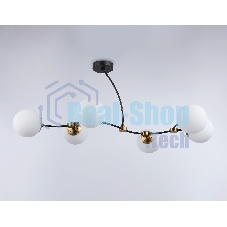 Светитльник Ambrella Light TR2555/6 BK/SB черный/бронза E27/6 max 60W 1160*600*450