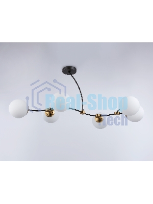 Светитльник Ambrella Light TR2555/6 BK/SB черный/бронза E27/6 max 60W 1160*600*450