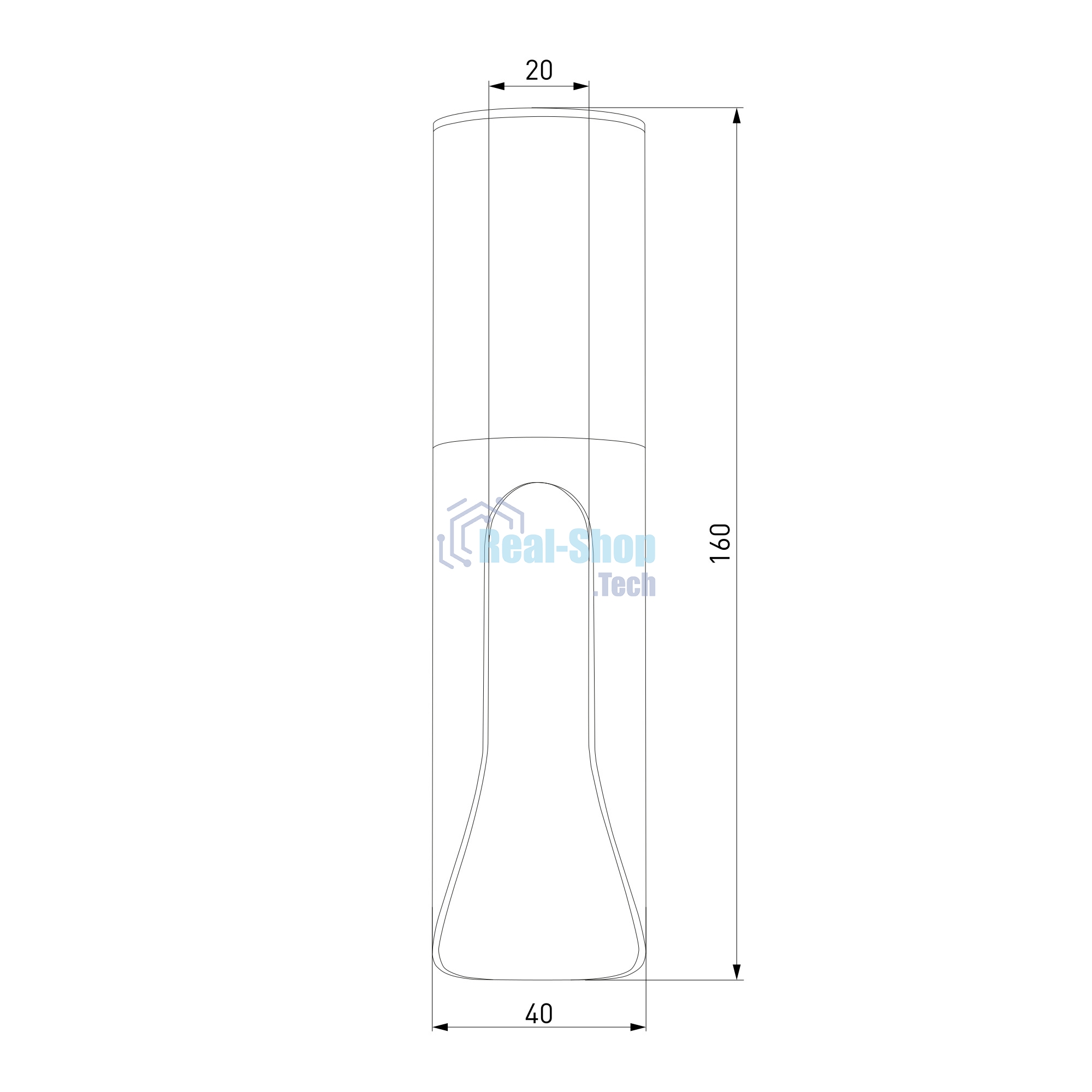 25113/LED 7W 3000K / Светильник потолочный светодиодный / латунь