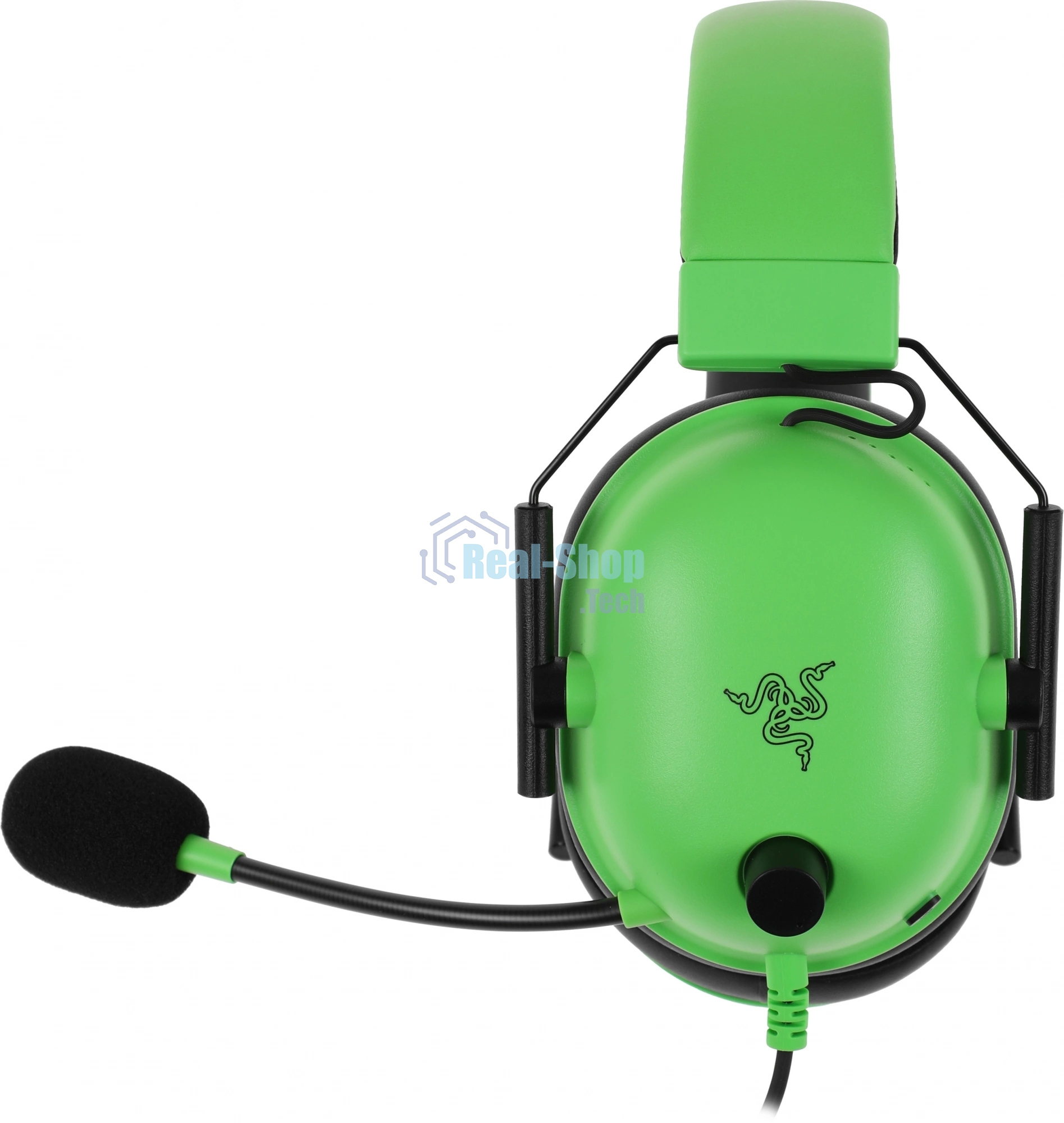 Гарнитура Razer Blackshark V2 X зеленый, проводная, 3.5 мм