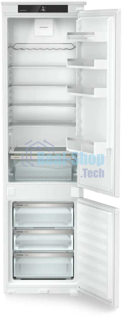 Встраиваемый холодильник Liebherr Pure, ниша 194 см, EasyFresh, МК NoFrost 3 контейнера, сенсорный дисплей Touch, door sliding.