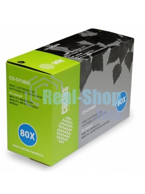 Картридж лазерный Cactus CS-CF280XS черный (6900 стр.) для HP LJ Pro 400/M401/M425