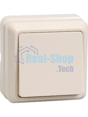 Выключатель 1-кл. ОП ОКТАВА 10А IP20 ВС20-1-0-ОКм крем. ИЭК EVO10-K33-10-DC
