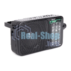 Радиоприемник портативный Сигнал РП-233BT черный USB microSD