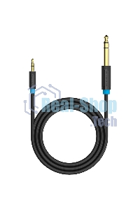 Кабель Vention аудио Jack 6,5 мм M/3,5 M - 3 м