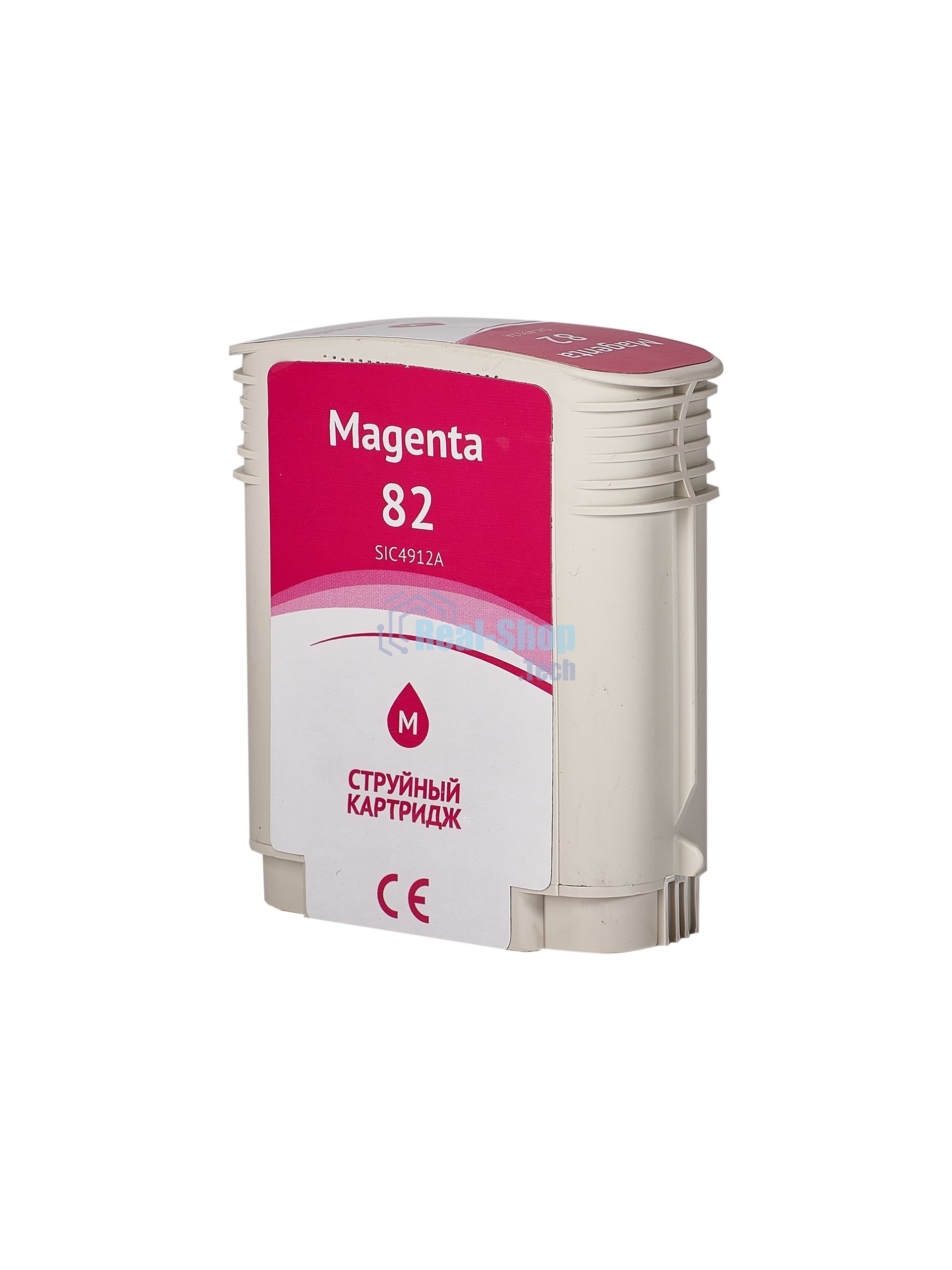 Картридж струйный Sakura C4912A (№82 Magenta) для HP, пурпурный, 72 мл.