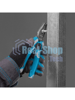 Плоскогубцы Gross 16973 комбинированные 180 мм трехкомпонентные рукоятки