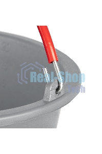 Ведро строительное Matrix пластмассовое 12 л, ударопрочное, обрезиненная ручка