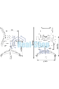 Кресло детское Бюрократ BUROKIDS 1 W мультиколор красные губы крестов. пластик пластик белый