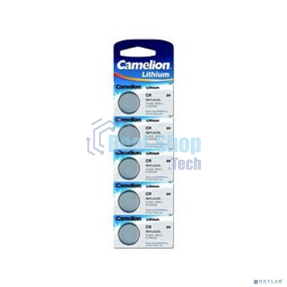Батарейка литиевая Camelion.CR2032 BL-5 (CR2032-BP5, 3V)