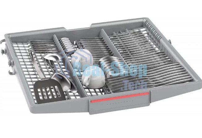 Встраиваемая посудомоечная машина Bosch SMV6ECX08E, серебристый, 59.8 см, 14 компл., 42 дБ, класс G