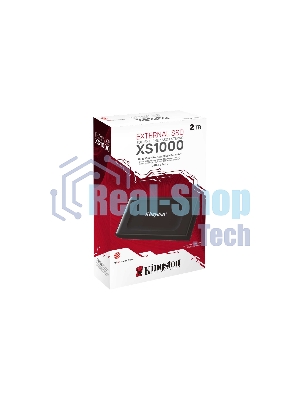 Внешний SSD Kingston XS1000, 1Tb, USB Type-C 3.1, R/W 1050 МБ/с/ 1000 МБ/с черный