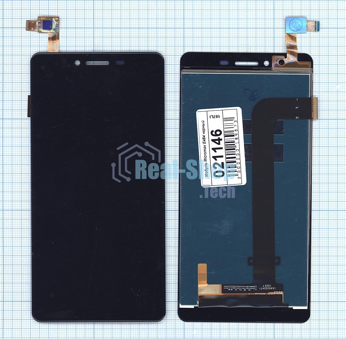 Дисплей для Micromax Canvas 6 Pro E484 черный