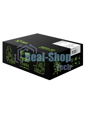 Кресло Cactus CS-CHR-130 черный, экокожа, подголовник