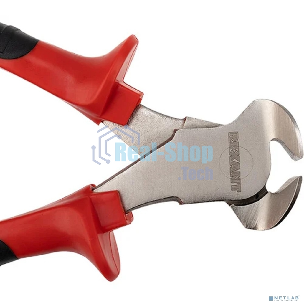 Кусачки торцевые Rexant 160 мм никелированные, двухкомпонентные рукоятки