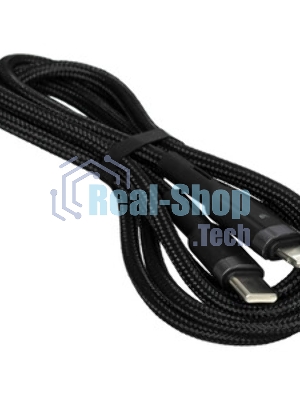 Кабель Hoco U117 IP(01467) USB Type-C-Lightning (m) 1.2м черный