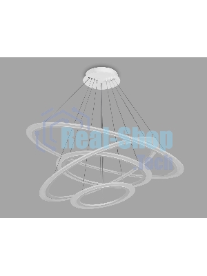 Светильник Ambrella light FA4363/4 WH белый 235W 3000K/4200K/6400K D1000*870 (ПДУ РАДИО 2.4G)