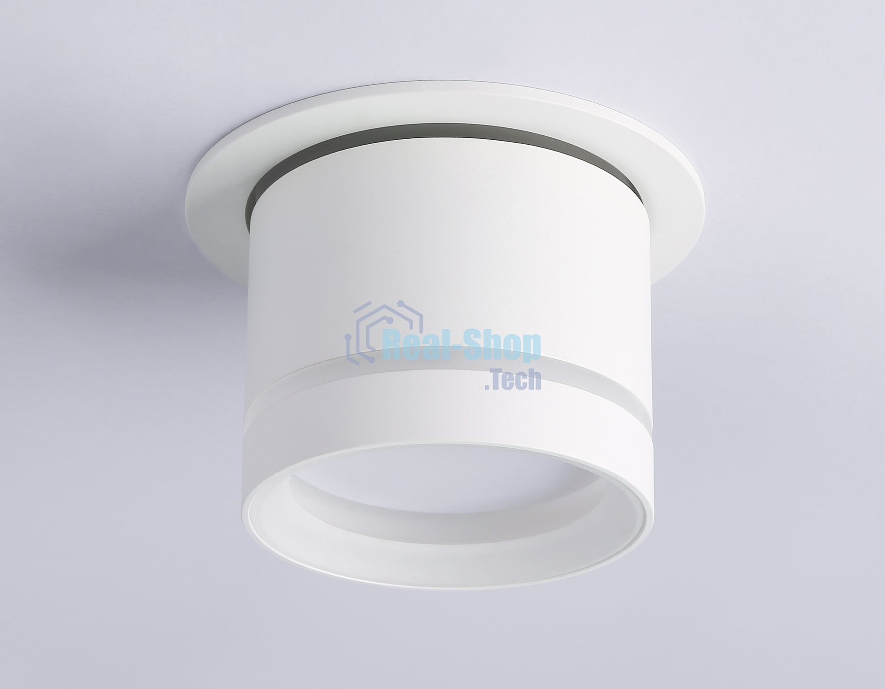 Светильник Ambrella light TA1431 SWH/FR белый песок/белый матовый GX53 D85*95