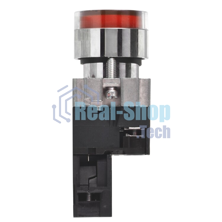 Кнопка LAY5-BW3461 с подсв. красн. 1з IEK BBT50-BW-K04