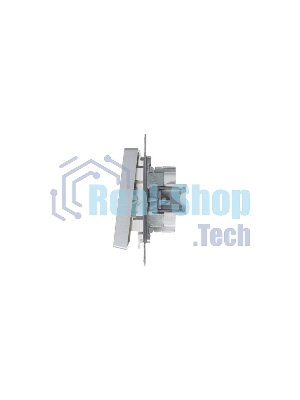 Механизм переключателя 1-кл. ATLAS DESIGN (сх.6) 10АХ алюм. SchE ATN000361