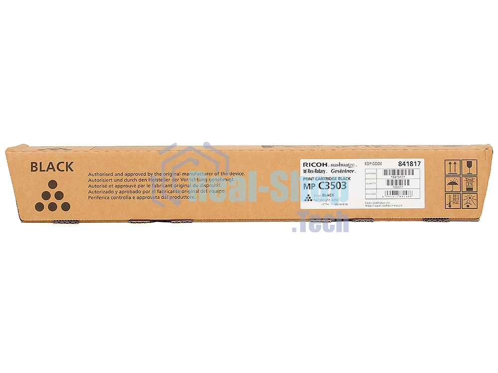 Картридж лазерный Ricoh 841817 тип MP3503 черный для Aficio MP C3003/C3503, (29500 стр)