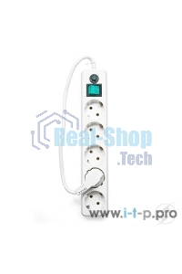 Сетевой фильтр Гарнизон ЕНLW-4 0,5 м 5 розеток белый 