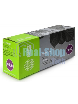 Картридж лазерный Cactus CS-TN6600 черный (6000 стр.) для Brother HL-1030/1230/1240/1250/1270N/1440/1450/1470N