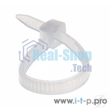 Хомут-стяжка кабельная нейлоновая Rexant 150x2,5 мм, белая, упаковка 100 шт.