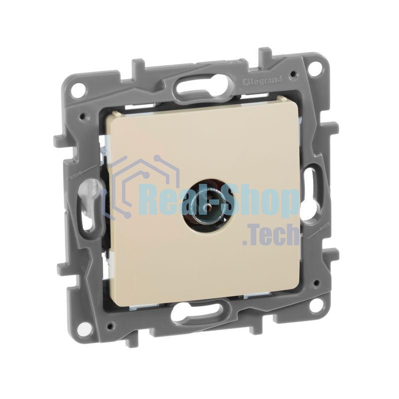 Розетка телевизионная TV Звезда сл. кость ETIKA