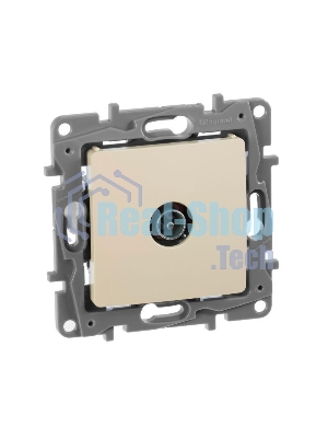 Розетка телевизионная TV Звезда сл. кость ETIKA