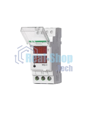 Указатель напряжения и тока WU-1 (однофазный; 0.5-63А 24-250В 40-60Гц 2 модуля; монтаж на DIN-рейке) F&F EA04.011.007