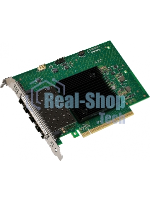 Сетевая карта Intel E810-XXVDA4, 4xSFP28 ports, 25GbE, PCI-E x16 gen3/gen4, iWARP/RoCEv2, IEEE 1588 PTP, ADQ, iSCSI, NFS, VMDq. PCI-SIG* SR-IOV Capable
