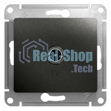 Механизм розетки TV Glossa 1DB оконечной антрацит SchE GSL000791
