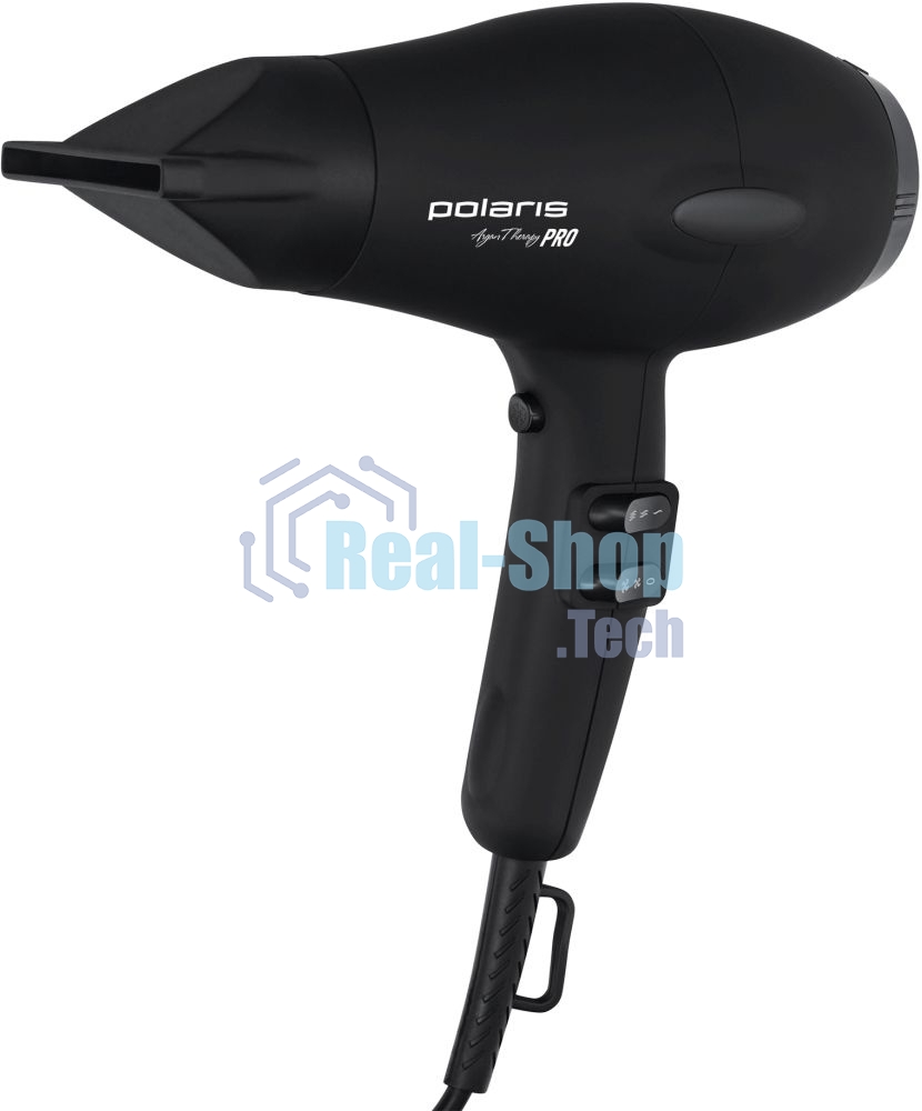 Фен Polaris PHD 2099ACi Argan Therapy PRO черный 2000Вт