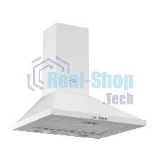 Вытяжка каминная Elikor Оптима 50П-400-К3Л белый, 50 см, 400 куб. м/ч, 55 дБ