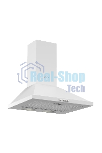 Вытяжка каминная Elikor Оптима 50П-400-К3Л белый, 50 см, 400 куб. м/ч, 55 дБ