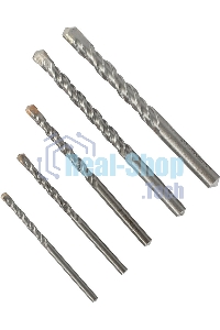 Набор сверл по бетону PATRIOT, 5 шт: 4x75 мм, 5x85мм, 6x100 мм, 8x120 мм, 10x120 мм, в боксе
